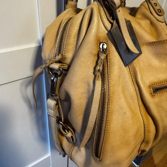 We the Free EMERSON Tote Bag Free People Italian Straw - Picture 3 of 7